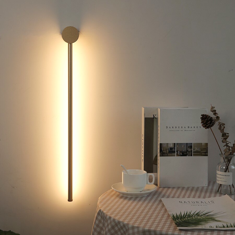 Gold Line LED Wall Lamp Living Room