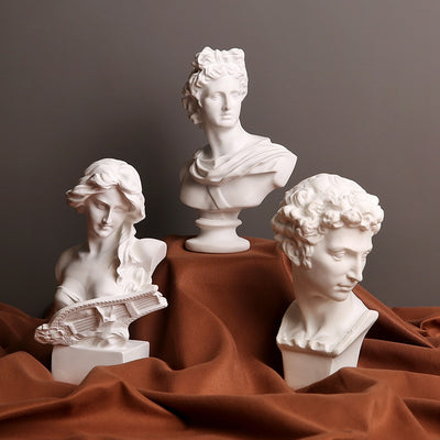 David Venus Mozart Bust Figurine Sculpture