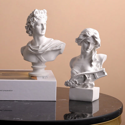 David Venus Mozart Bust Figurine Sculpture