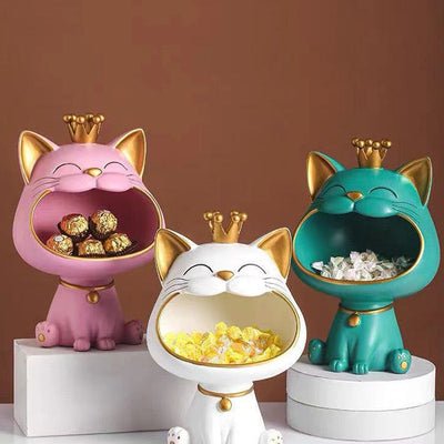 Lucky Cat Ornaments Gathering Living Room